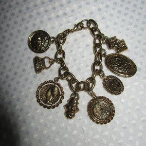 Heavy Chain Bracelet -Gold Color -  Costume Jewelry